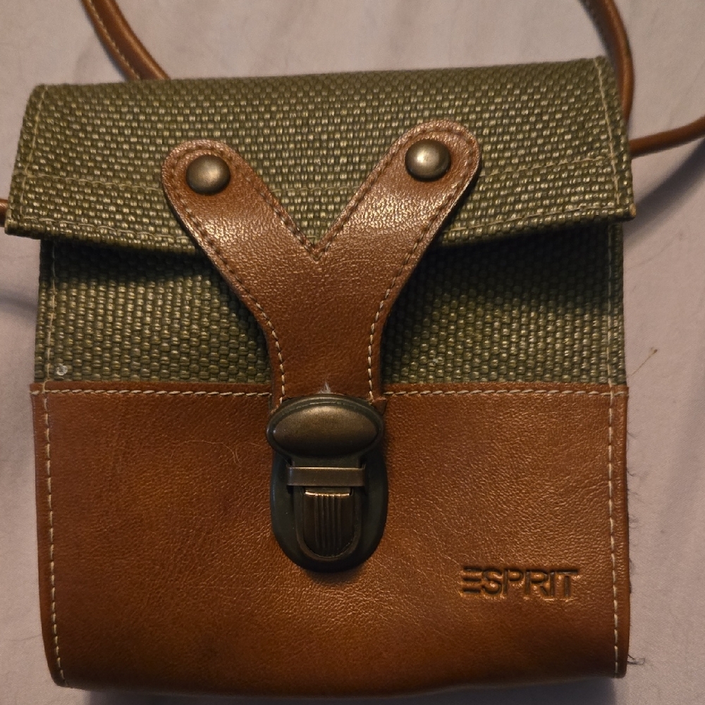 Esprit Olive and Brown  Mini Bag